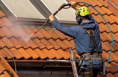 Démoussage et hydrofuge de toiture à Moulon